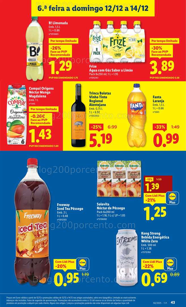 Antevisão Folheto LIDL Promoções de 8 a 14 dezembro - Edição Digital
