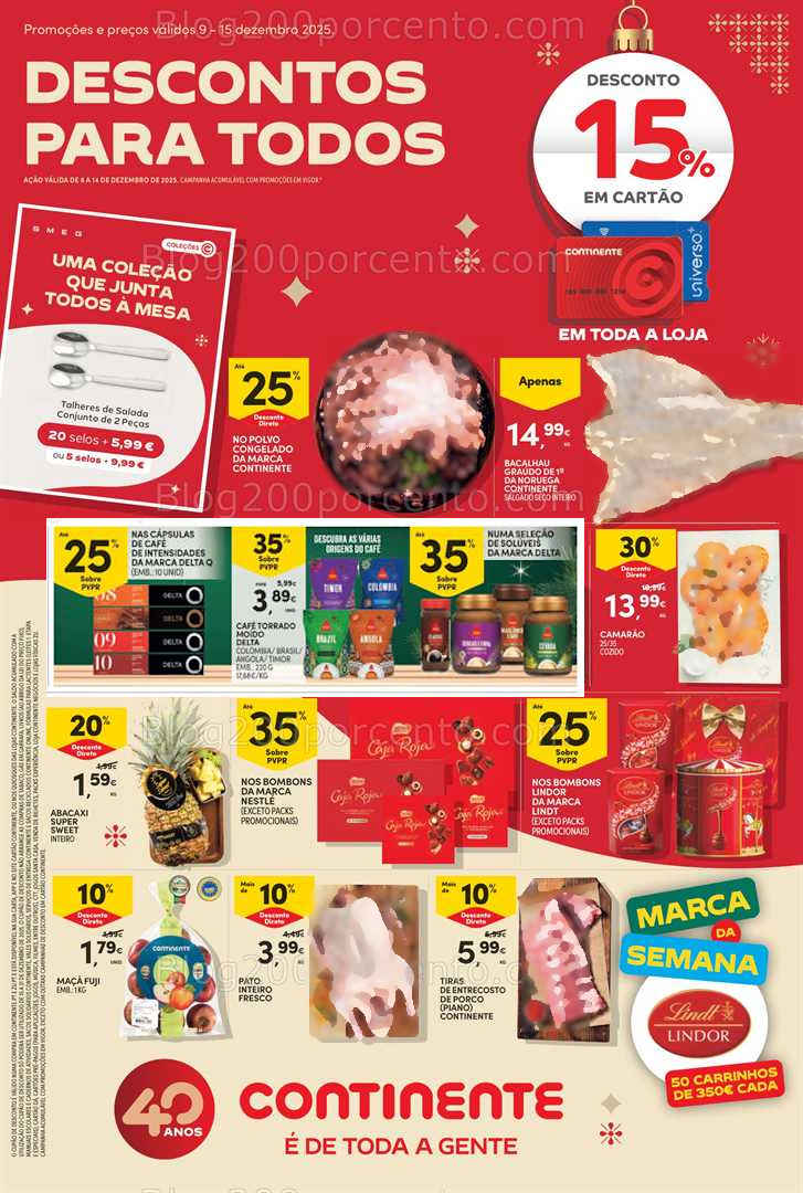 Antevisão Folheto CONTINENTE Bom Dia Promoções de 9 a 15 dezembro