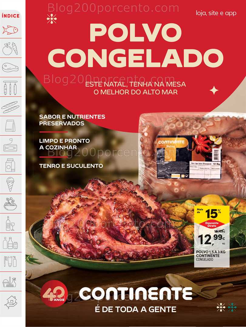 Antevisão Folheto CONTINENTE Promoções de 9 a 15 dezembro - Edição Digital
