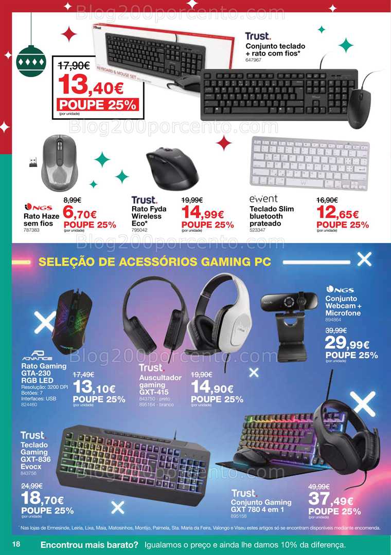 Antevisão Folheto STAPLES Promoções de 3 a 24 dezembro
