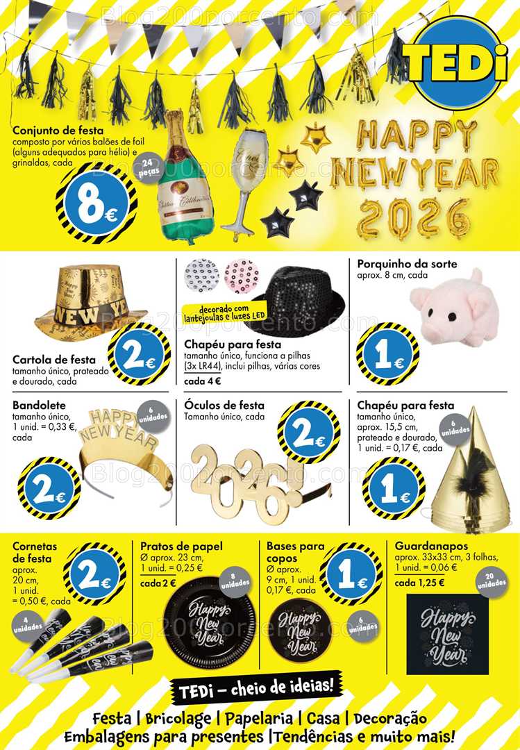 Antevisão Folheto TEDI Promoções de 5 a 13 dezembro