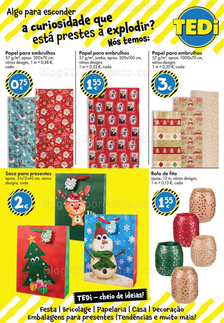 Antevisão Folheto TEDI Promoções de 5 a 13 dezembro
