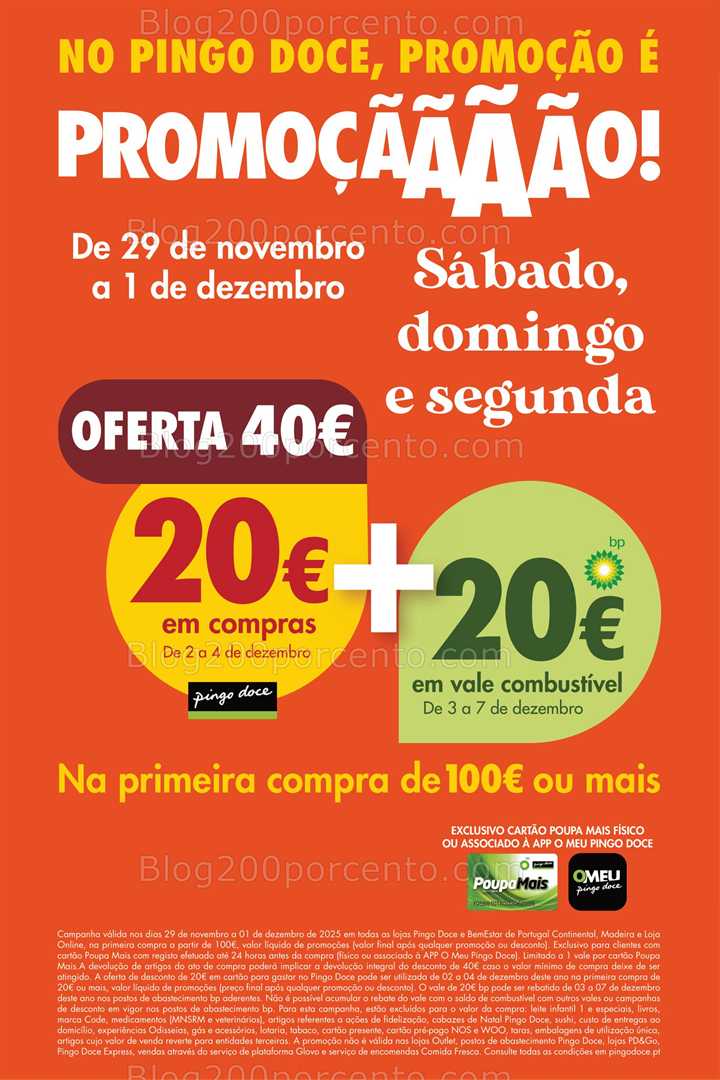Antevisão Folheto PINGO DOCE Promoções Fim de Semana - 29 novembro a 1 dezembro