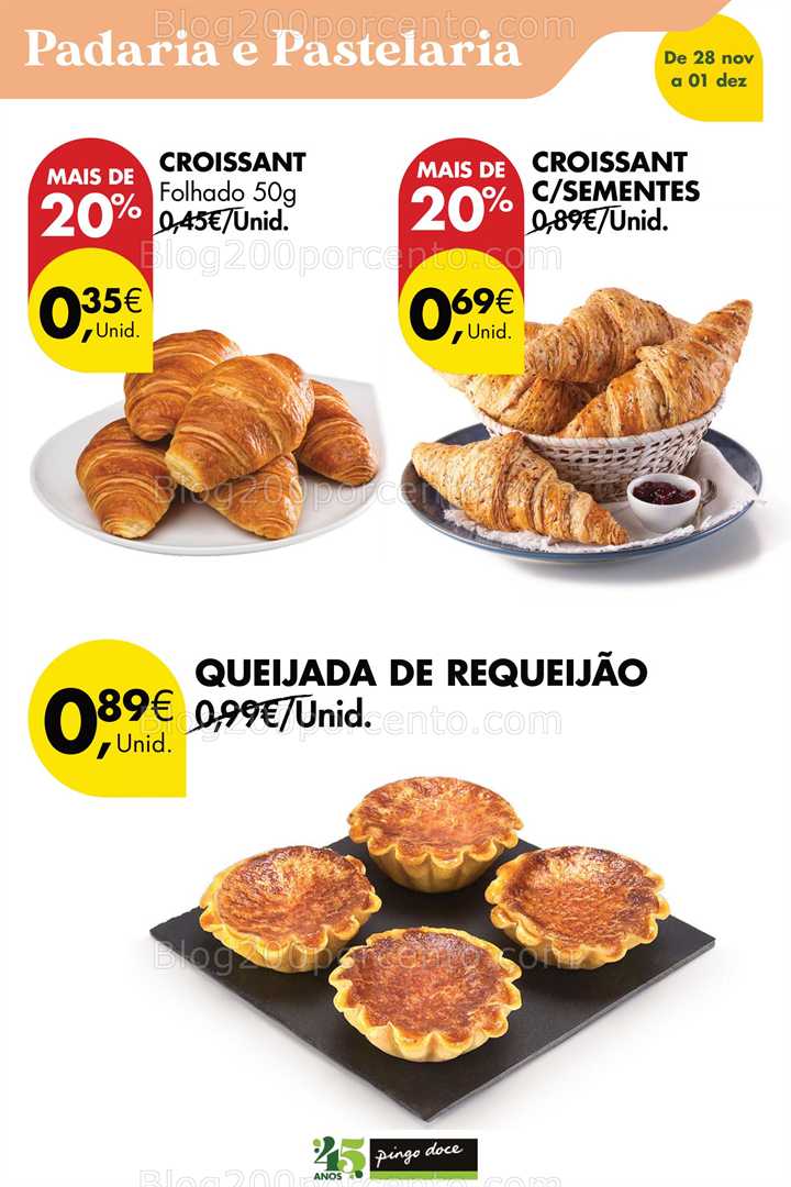 Antevisão Folheto PINGO DOCE Promoções Fim de Semana - 29 novembro a 1 dezembro