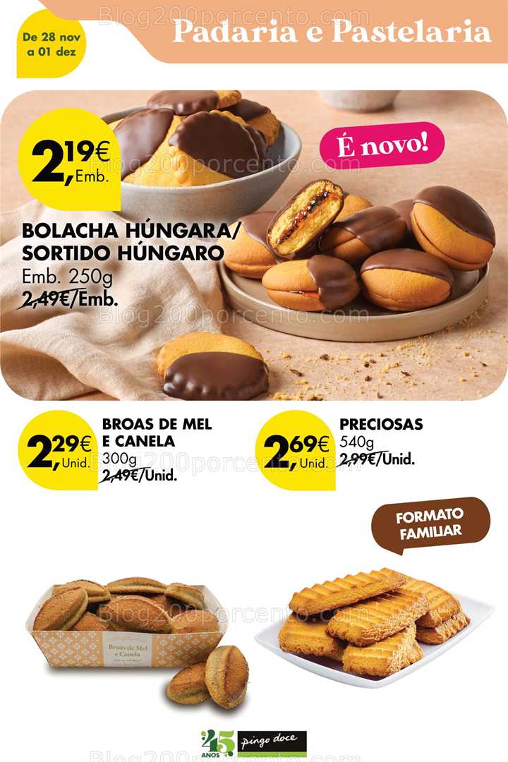 Antevisão Folheto PINGO DOCE Promoções Fim de Semana - 29 novembro a 1 dezembro