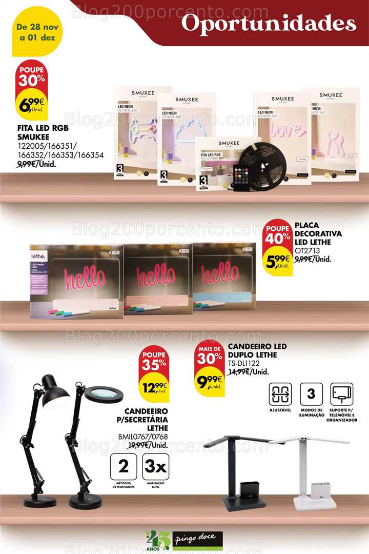 Antevisão Folheto PINGO DOCE Promoções Fim de Semana - 29 novembro a 1 dezembro