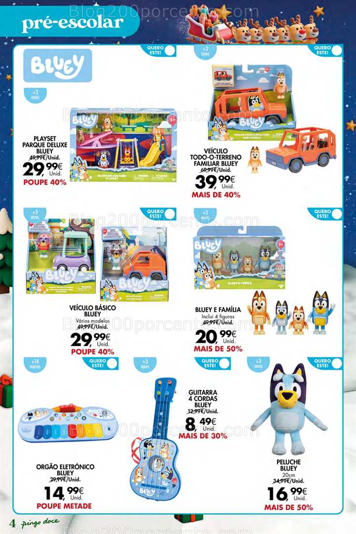 Antevisão Folheto PINGO DOCE Açores Brinquedos Promoções de 4 dezembro a 7 janeiro