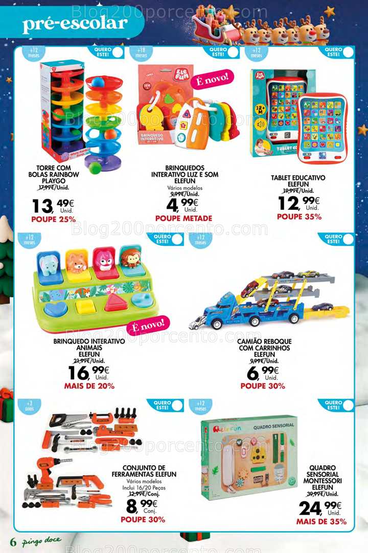 Antevisão Folheto PINGO DOCE Açores Brinquedos Promoções de 4 dezembro a 7 janeiro