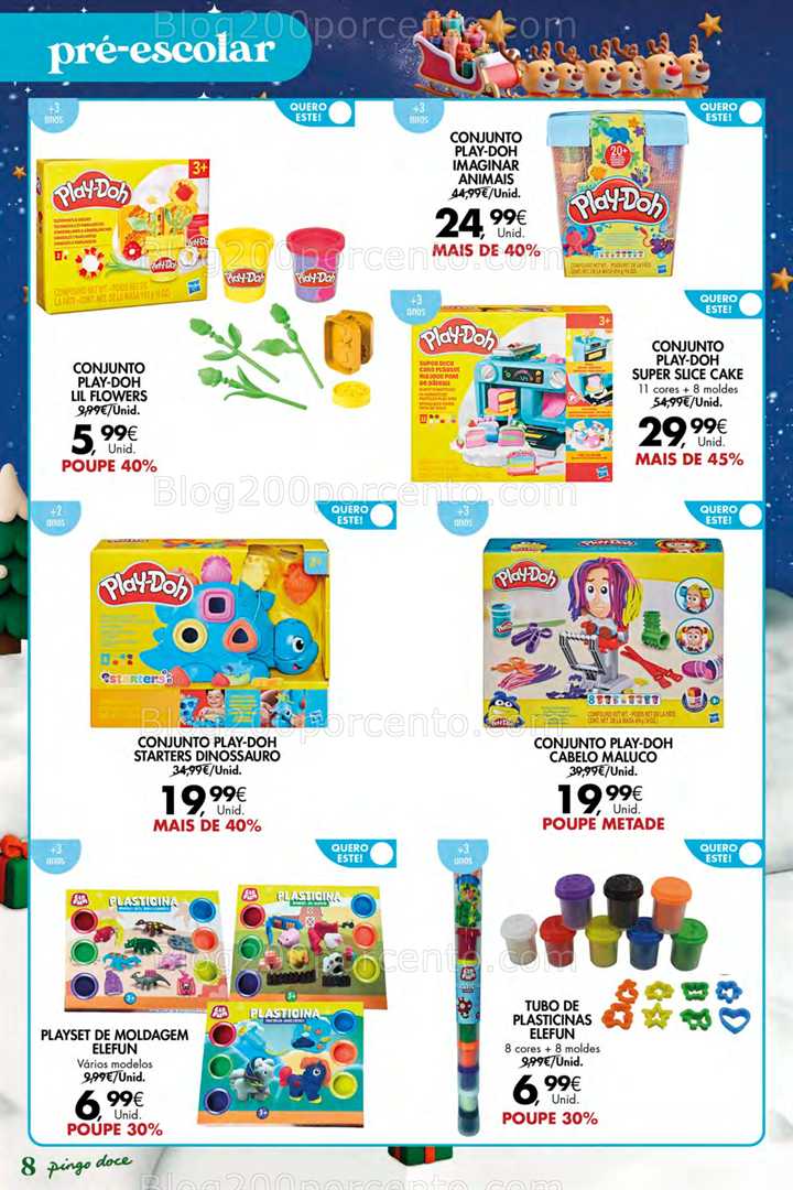 Antevisão Folheto PINGO DOCE Açores Brinquedos Promoções de 4 dezembro a 7 janeiro