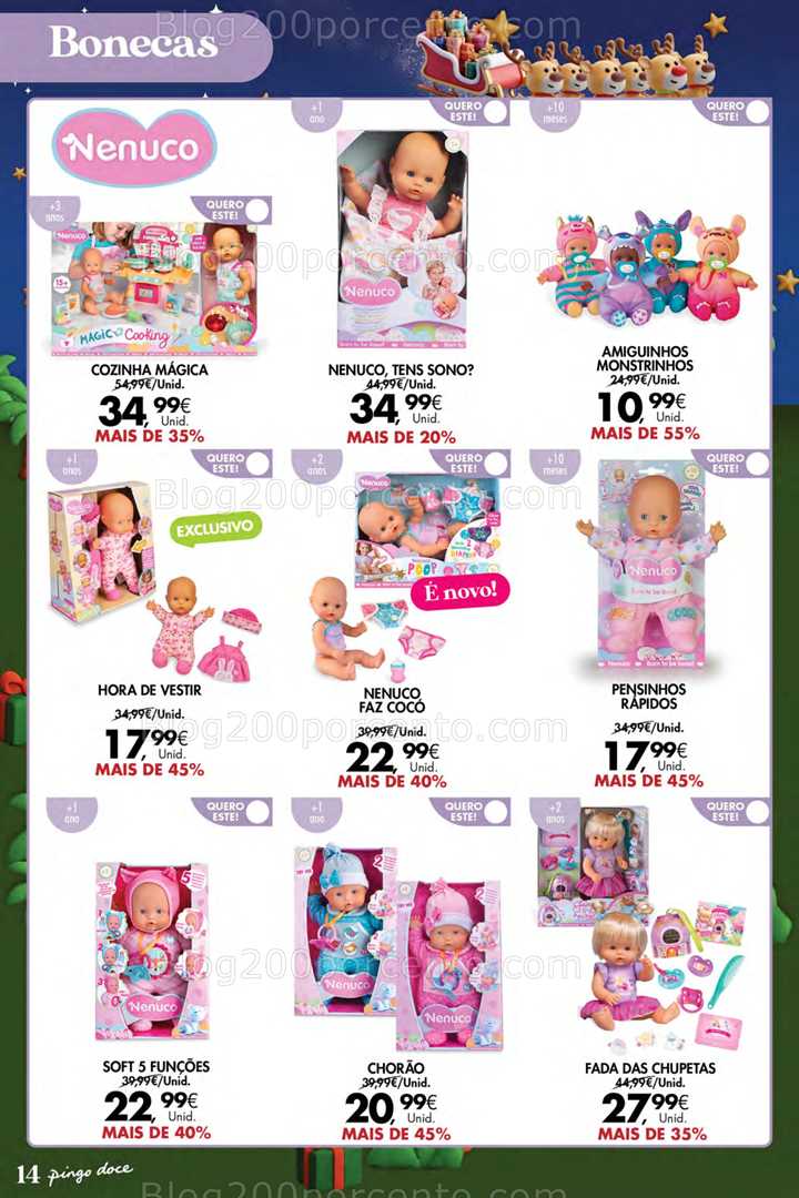 Antevisão Folheto PINGO DOCE Açores Brinquedos Promoções de 4 dezembro a 7 janeiro