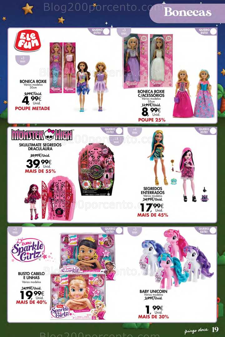 Antevisão Folheto PINGO DOCE Açores Brinquedos Promoções de 4 dezembro a 7 janeiro
