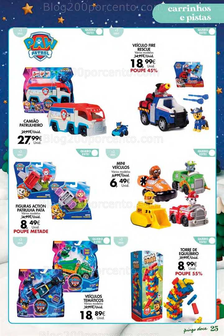 Antevisão Folheto PINGO DOCE Açores Brinquedos Promoções de 4 dezembro a 7 janeiro