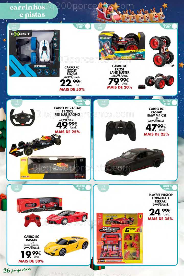 Antevisão Folheto PINGO DOCE Açores Brinquedos Promoções de 4 dezembro a 7 janeiro