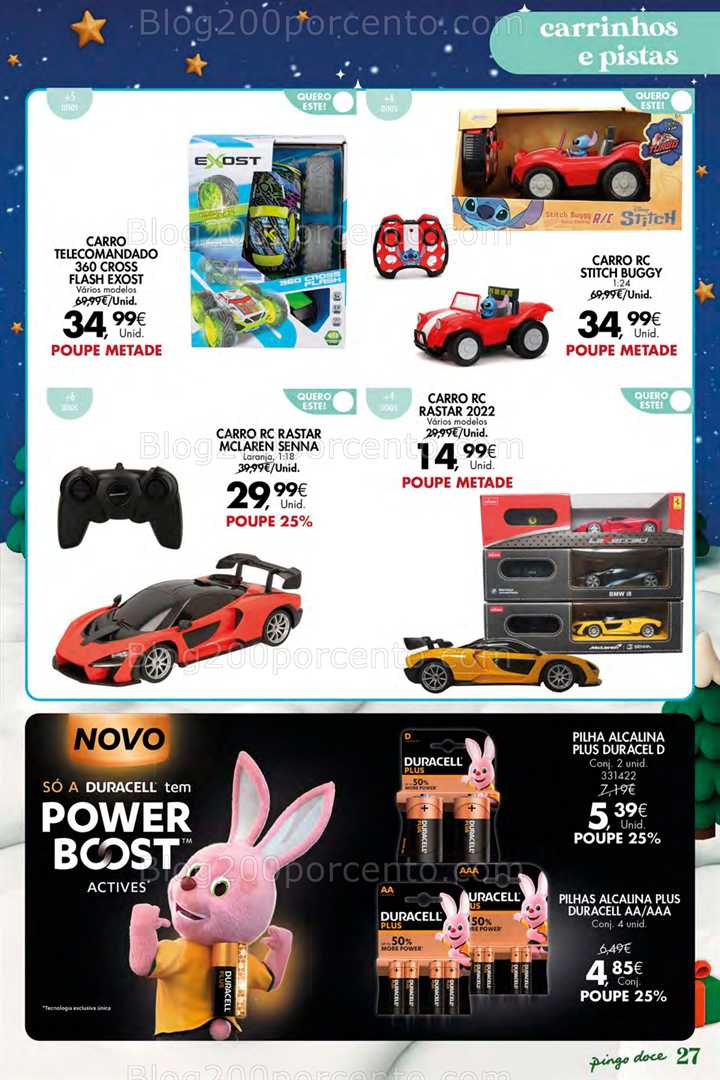 Antevisão Folheto PINGO DOCE Açores Brinquedos Promoções de 4 dezembro a 7 janeiro