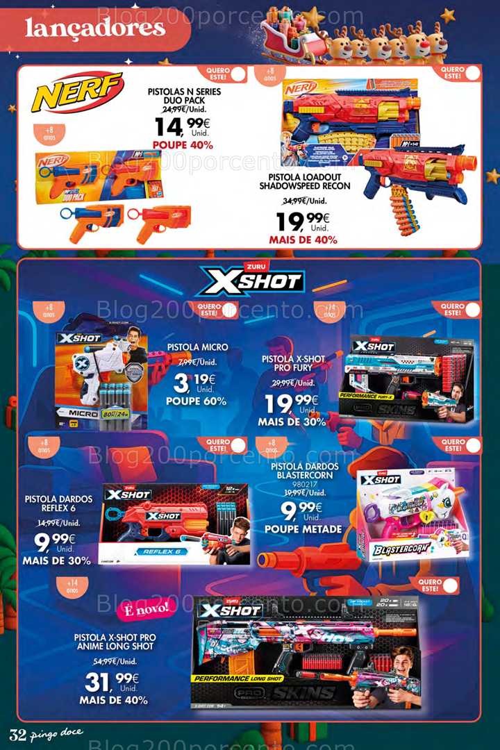 Antevisão Folheto PINGO DOCE Açores Brinquedos Promoções de 4 dezembro a 7 janeiro