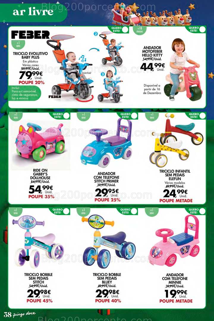 Antevisão Folheto PINGO DOCE Açores Brinquedos Promoções de 4 dezembro a 7 janeiro