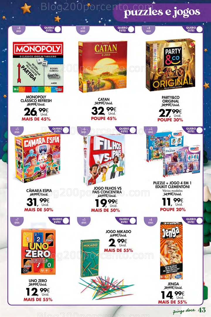 Antevisão Folheto PINGO DOCE Açores Brinquedos Promoções de 4 dezembro a 7 janeiro