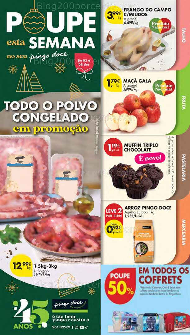 Antevisão Folheto PINGO DOCE Lojas Pequenas Promoções de 2 a 8 dezembro