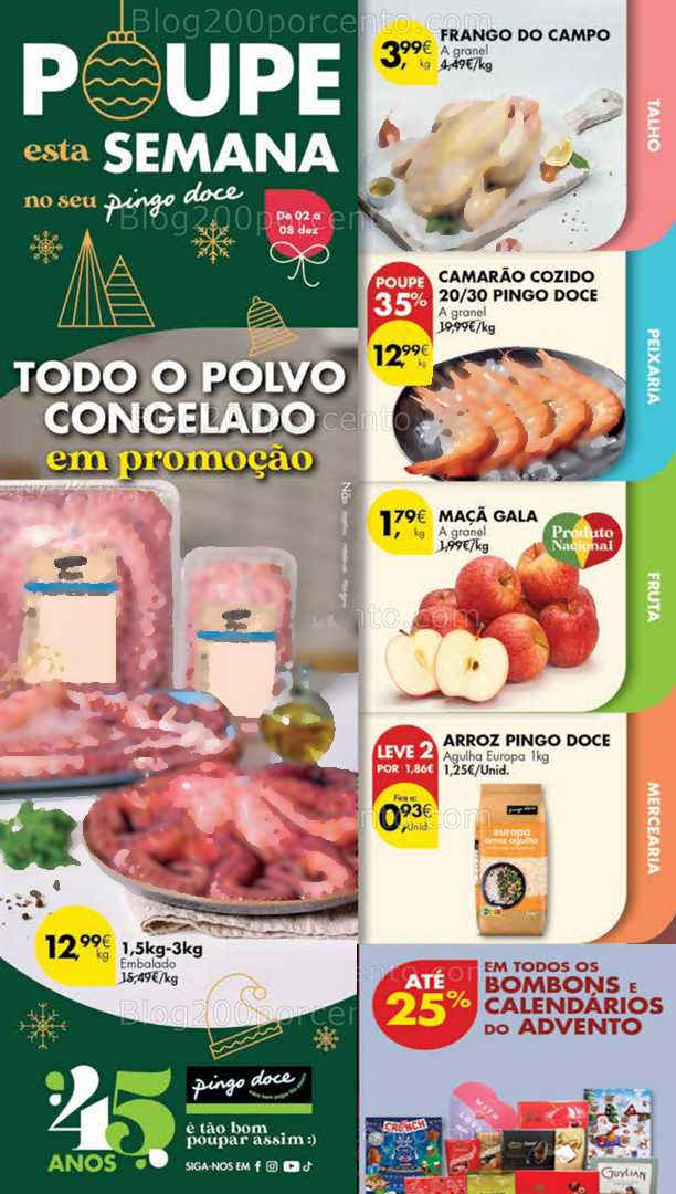 Antevisão Folheto PINGO DOCE Madeira Promoções de 2 a 8 dezembro