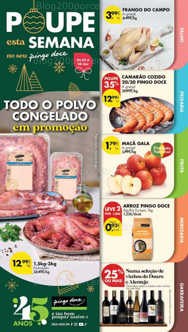 Antevisão Folheto PINGO DOCE Madeira Promoções de 2 a 8 dezembro