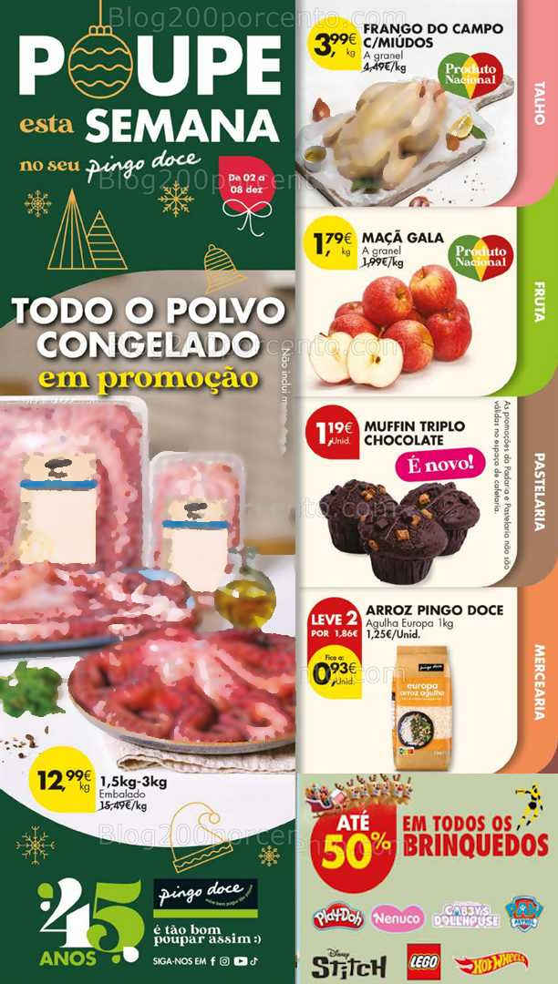 Antevisão Folheto PINGO DOCE Promoções de 2 a 8 dezembro - Edição Digital