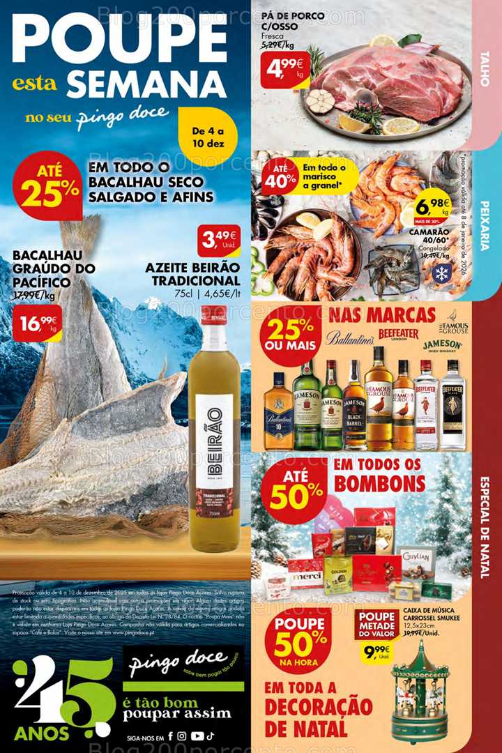 Antevisão Folheto PINGO DOCE Açores Promoções de 4 a 10 dezembro