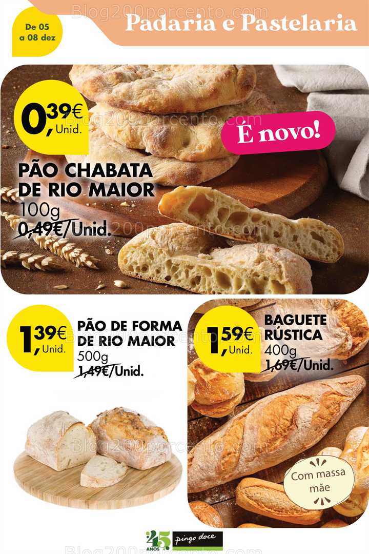 Antevisão Folheto PINGO DOCE Promoções Fim de Semana - 5 a 8 dezembro