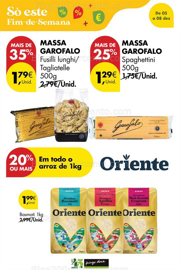 Antevisão Folheto PINGO DOCE Promoções Fim de Semana - 5 a 8 dezembro