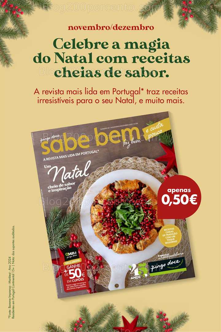 Antevisão Folheto PINGO DOCE Promoções Fim de Semana - 5 a 8 dezembro