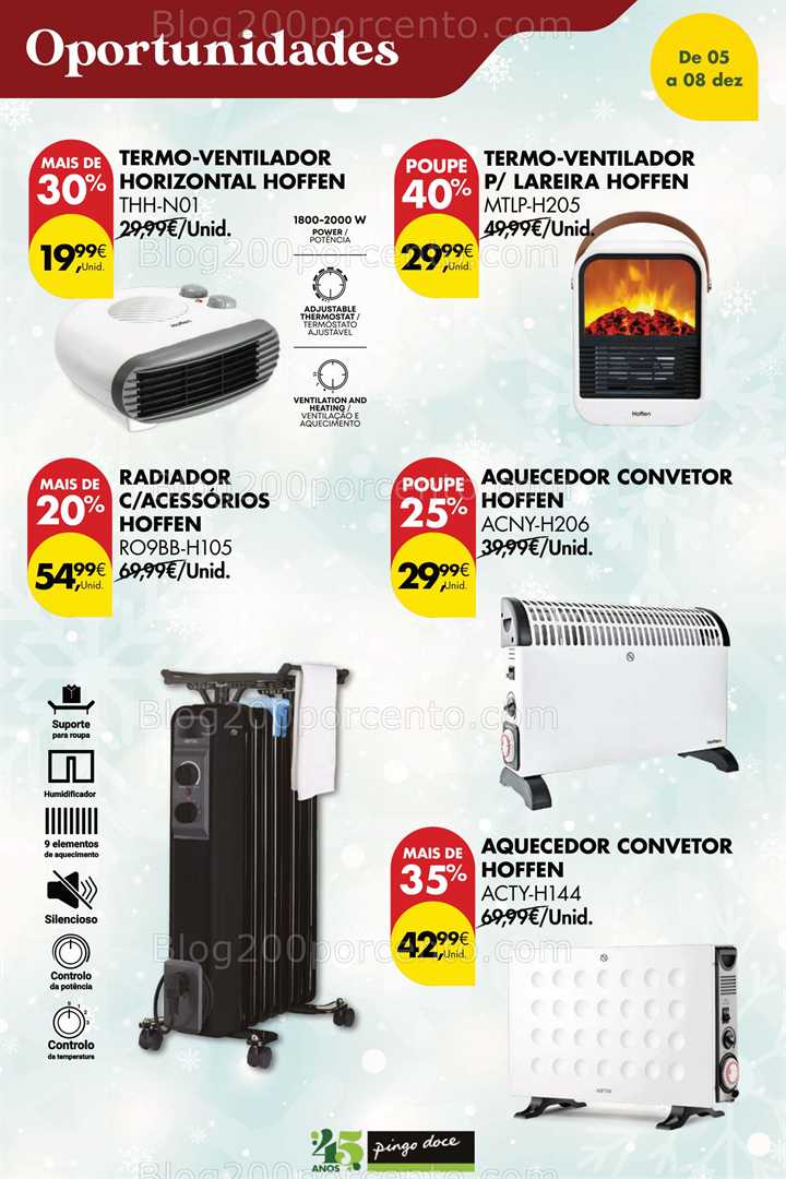 Antevisão Folheto PINGO DOCE Bazar Promoções Fim de Semana - 5 a 8 dezembro