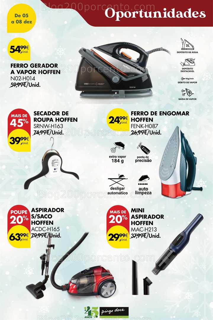 Antevisão Folheto PINGO DOCE Bazar Promoções Fim de Semana - 5 a 8 dezembro