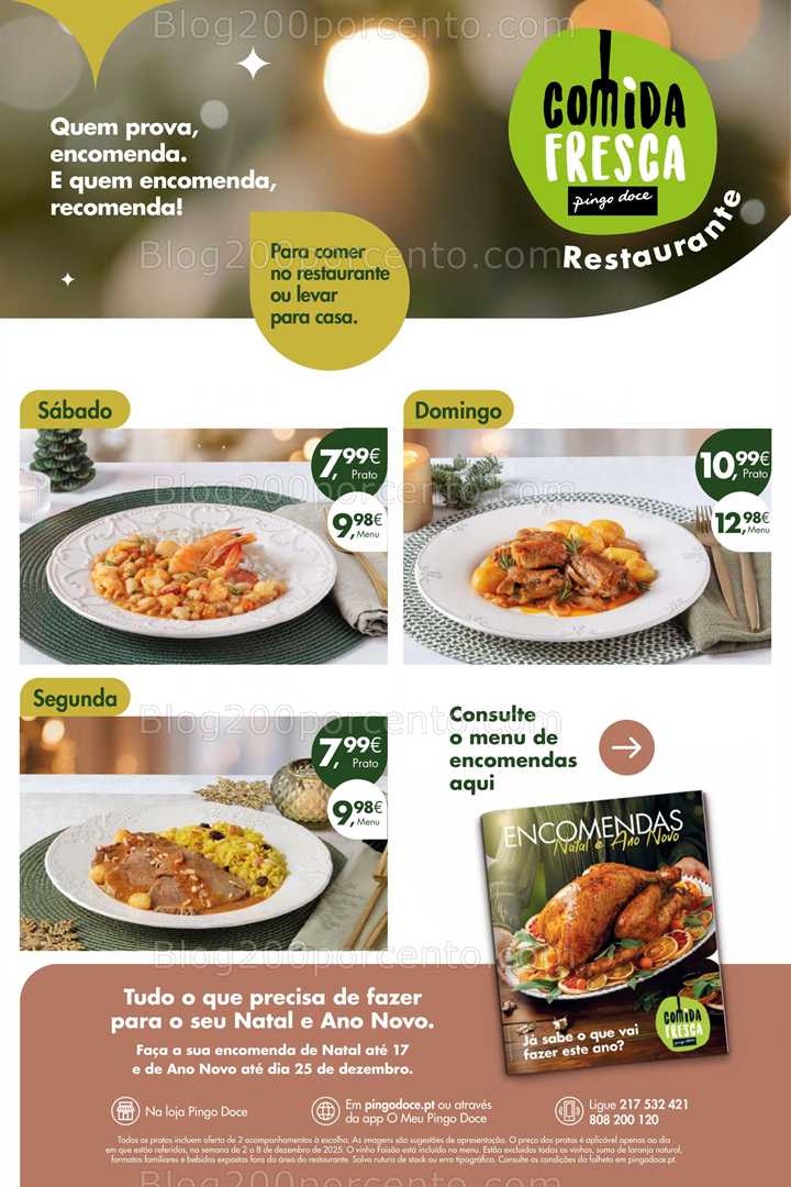 Antevisão Folheto PINGO DOCE Promoções Fim de Semana - 5 a 8 dezembro