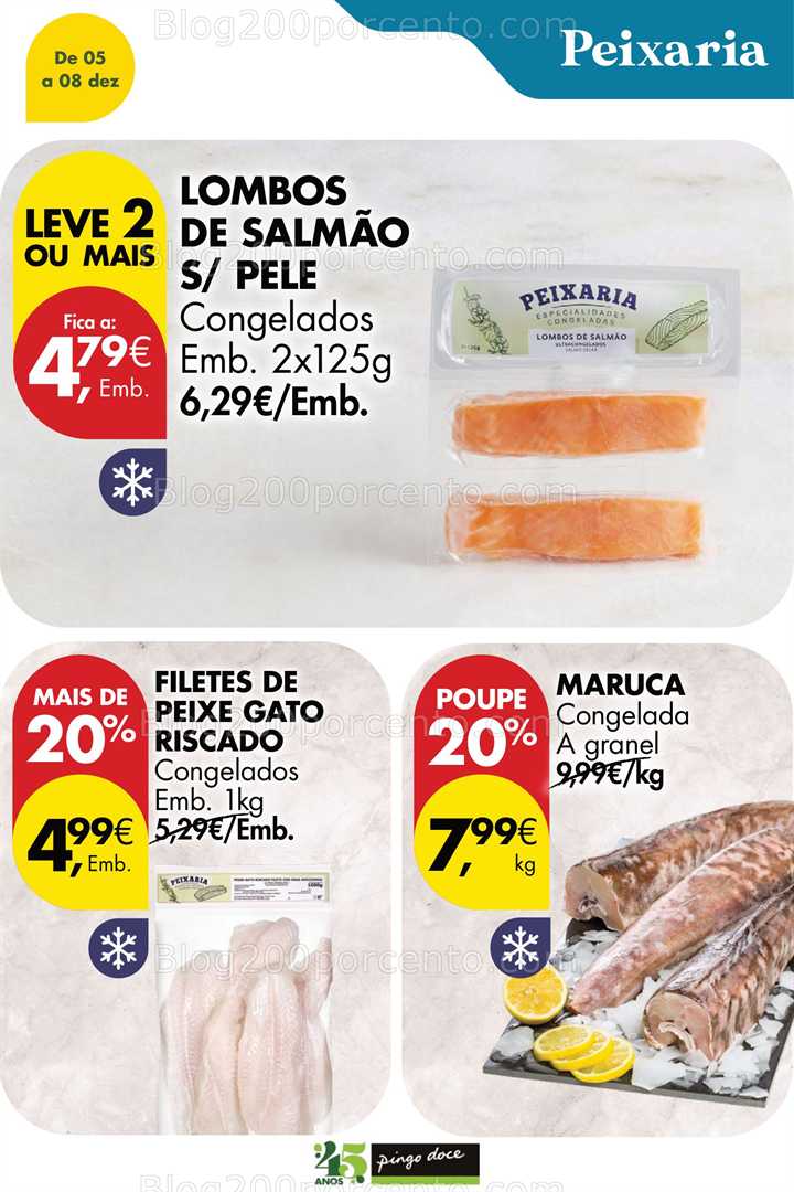 Antevisão Folheto PINGO DOCE Promoções Fim de Semana - 5 a 8 dezembro