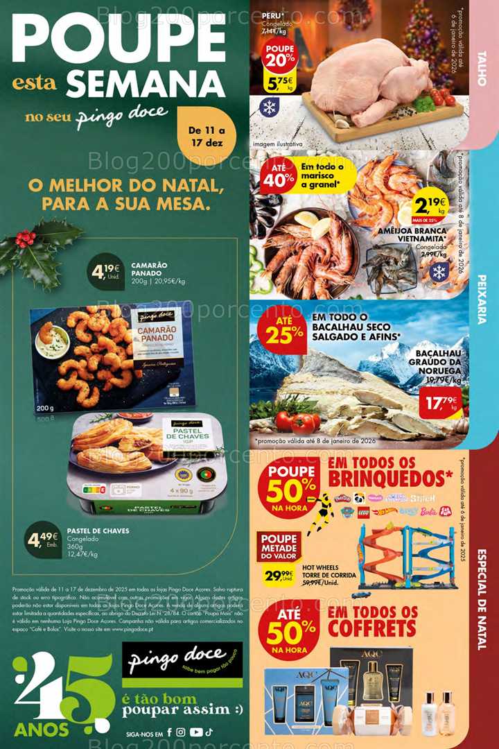 Antevisão Folheto PINGO DOCE Açores Promoções de 11 a 17 dezembro