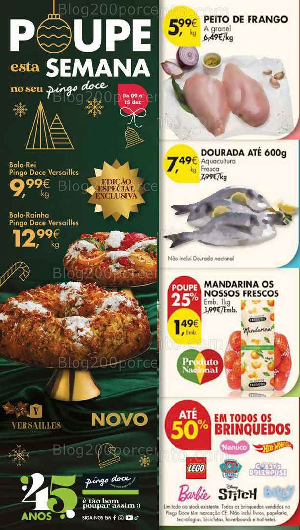 Antevisão Folheto PINGO DOCE Promoções de 9 a 15 dezembro - Edição Digital