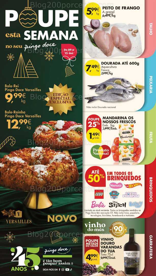 Antevisão Folheto PINGO DOCE Promoções de 9 a 15 dezembro - Edição Digital