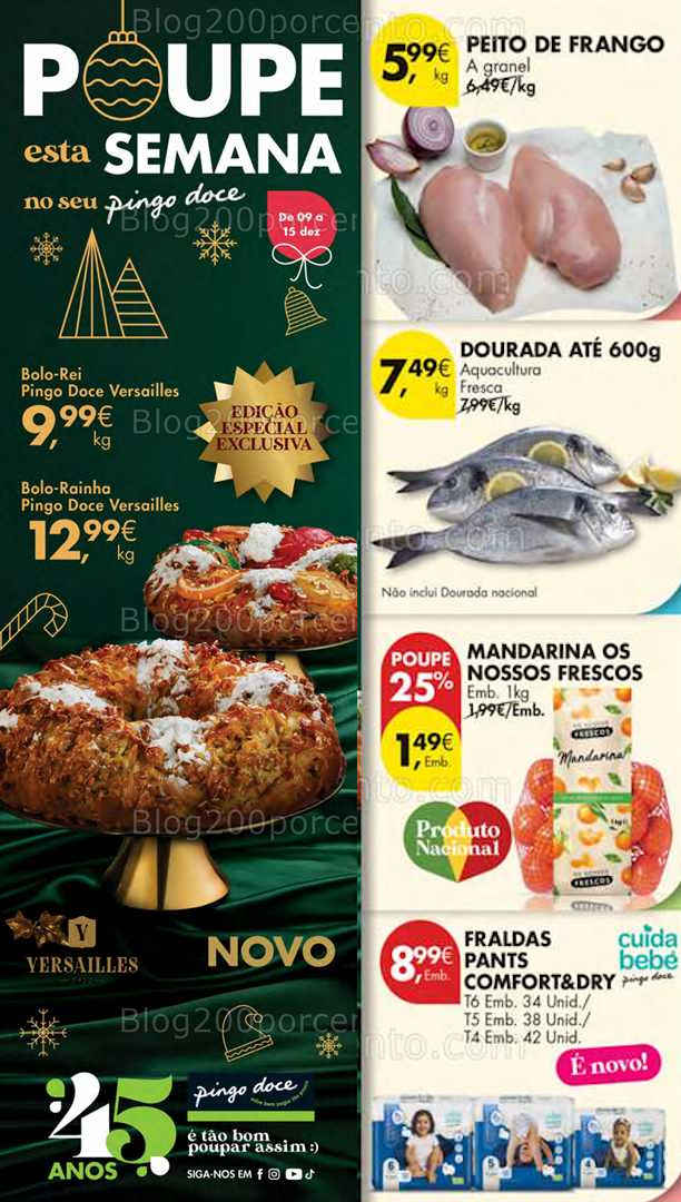 Antevisão Folheto PINGO DOCE Lojas Pequenas Promoções de 9 a 15 dezembro