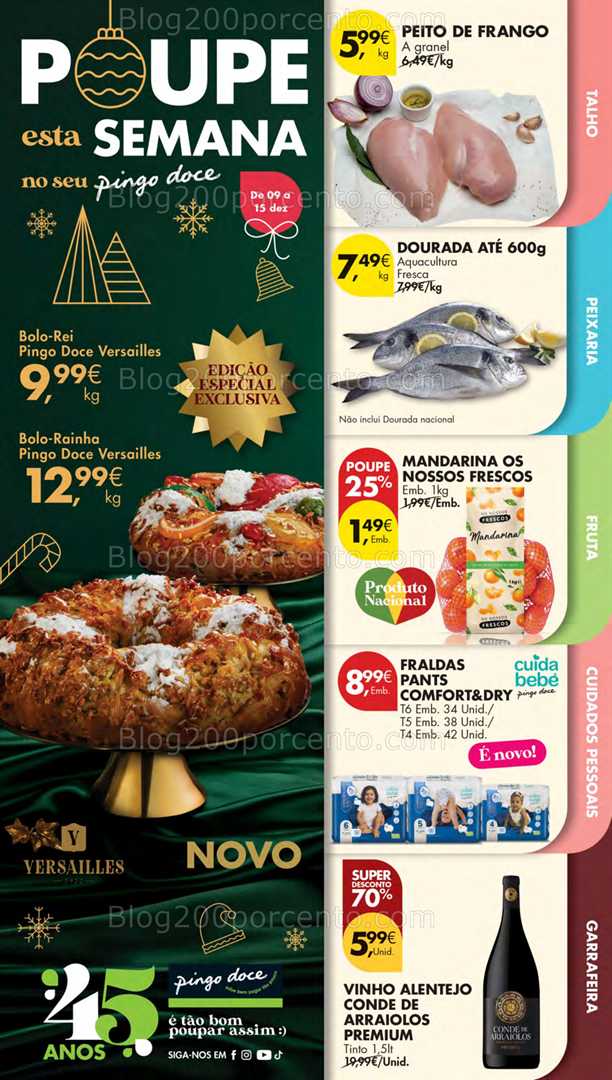 Antevisão Folheto PINGO DOCE Lojas Pequenas Promoções de 9 a 15 dezembro