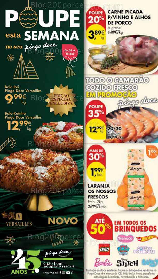 Antevisão Folheto PINGO DOCE Madeira Promoções de 9 a 15 dezembro