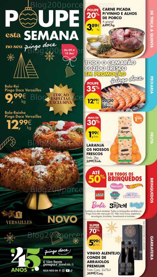 Antevisão Folheto PINGO DOCE Madeira Promoções de 9 a 15 dezembro