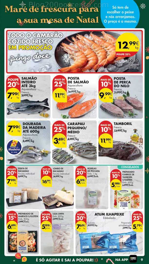 Antevisão Folheto PINGO DOCE Madeira Promoções de 9 a 15 dezembro