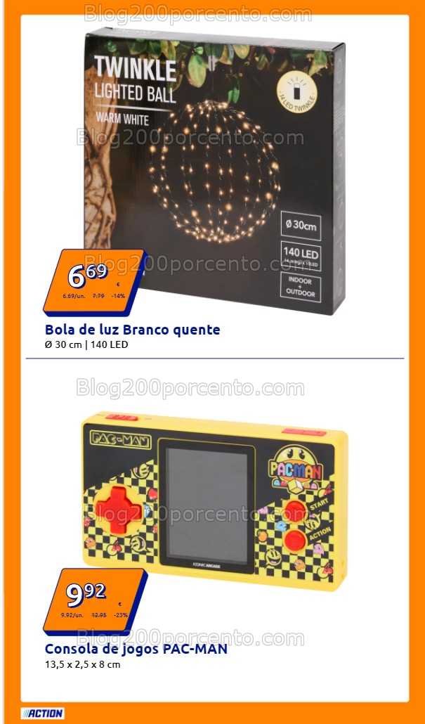 Antevisão Folheto ACTION Promoções de 10 a 16 dezembro