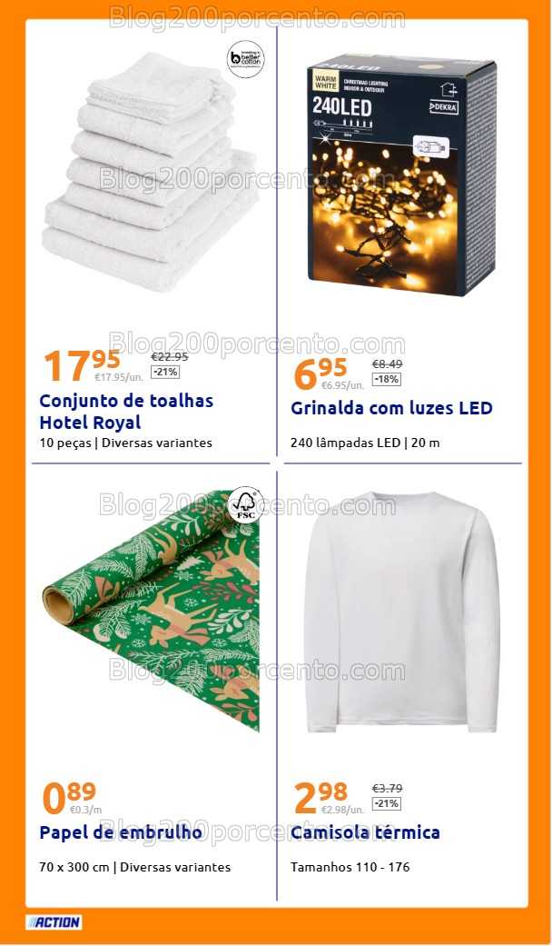 Antevisão Folheto ACTION Promoções de 10 a 16 dezembro
