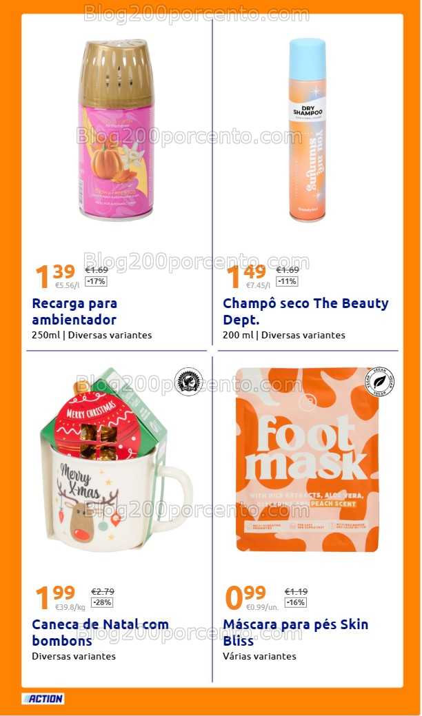 Antevisão Folheto ACTION Promoções de 10 a 16 dezembro