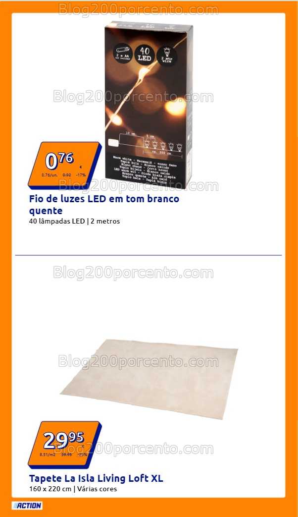 Antevisão Folheto ACTION Promoções de 3 a 9 dezembro