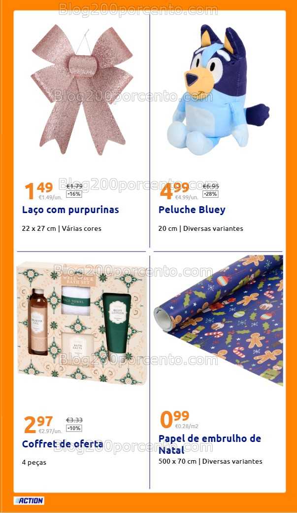 Antevisão Folheto ACTION Promoções de 3 a 9 dezembro