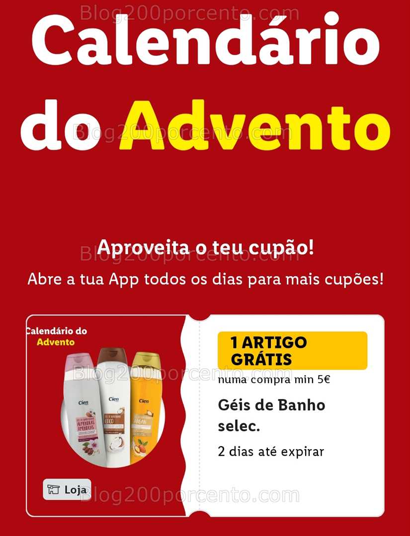 ALERTA - Calendário do Advento LIDL Conheça os descontos - 1 dezembro!