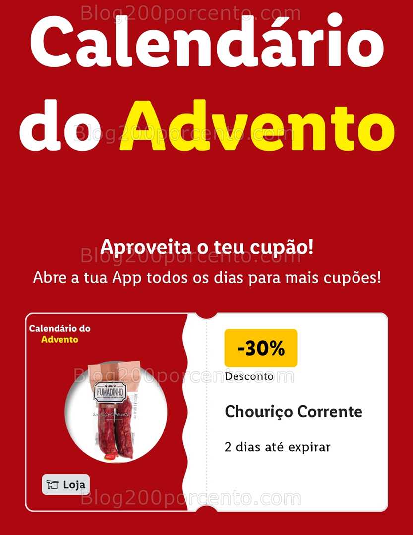ALERTA - Calendário do Advento LIDL Conheça os descontos - 1 dezembro!