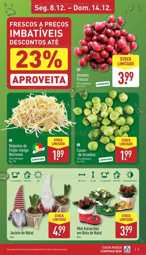 Antevisão Folheto ALDI Promoções de 8 a 14 dezembro