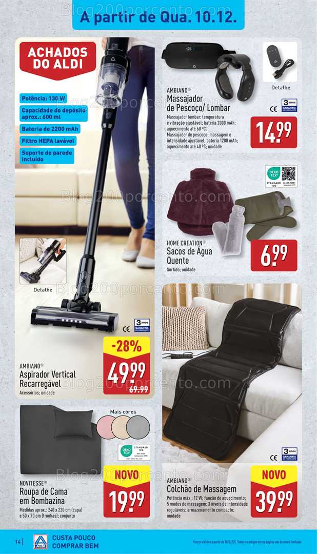 Antevisão Folheto ALDI Promoções de 8 a 14 dezembro